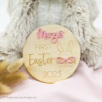 My first Easter baby milestone cards